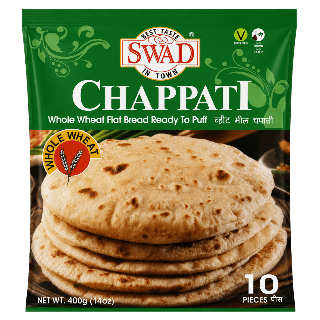 Swad Chappati Whole Wheat 10 pcs buy online USA - 1